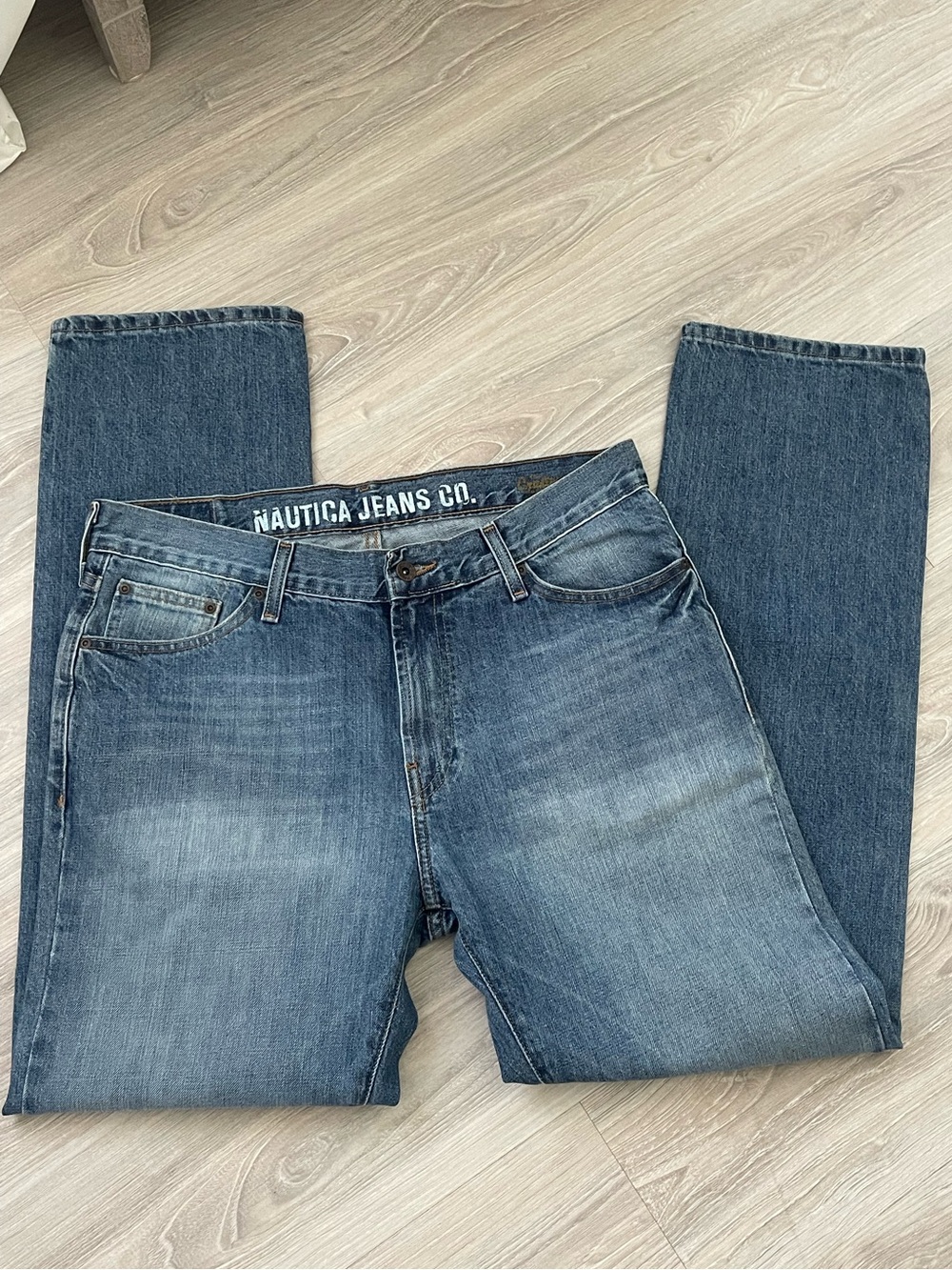 Vintage Nautica Jeans Co Classic Blue Denim Jeans Medium Wash Y2K Skater